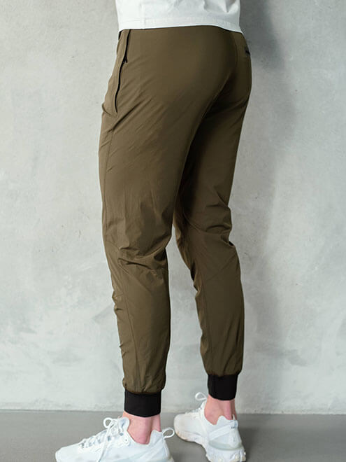 micro light pants forestgreen side